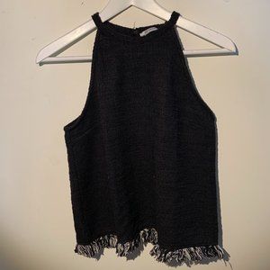 Black professional Zara high neck tank top